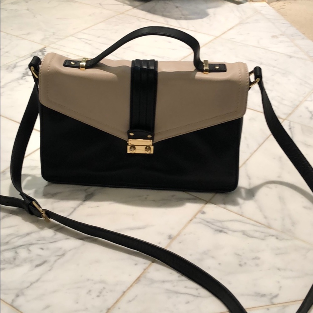 Saks Fifth Avenue leather crossbody purse